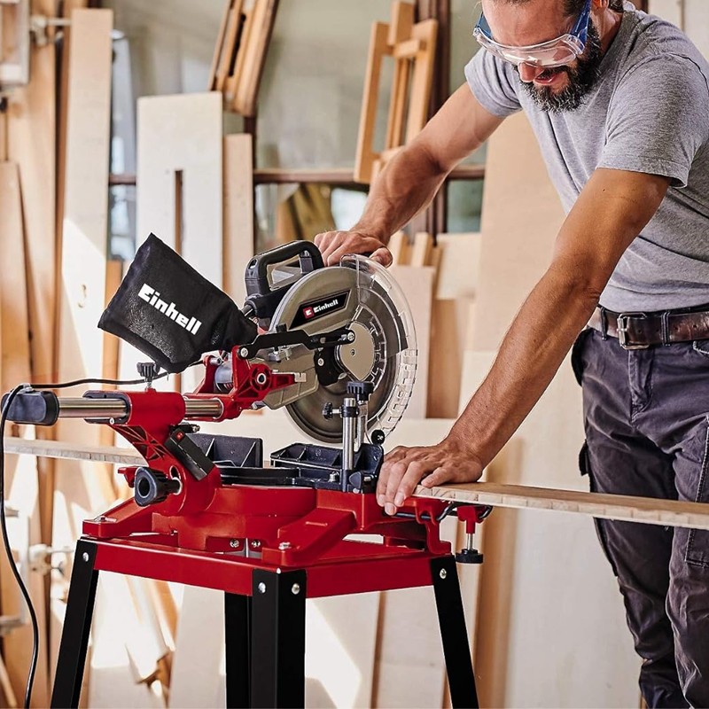 Troncatrice radiale Einhell TC-SM 2531/2 U 1900W con banchetto, lama da 254mm Einhell - 6