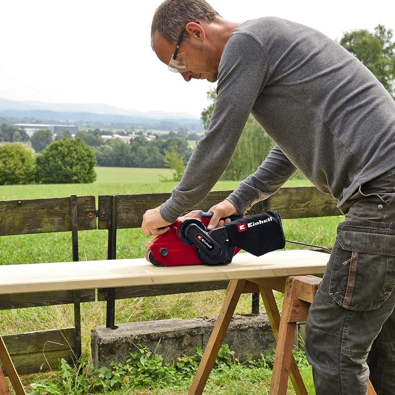 Levigatrice a nastro elettrica Einhell TC-BS 8038 800W con nastro 76x533mm Einhell - 6