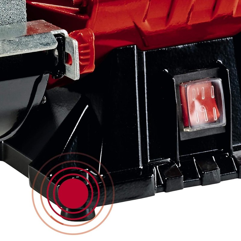 Levigatrice a nastro da banco Einhell TC-US 350 con nastro 50x686mm disco 150mm Einhell - 4