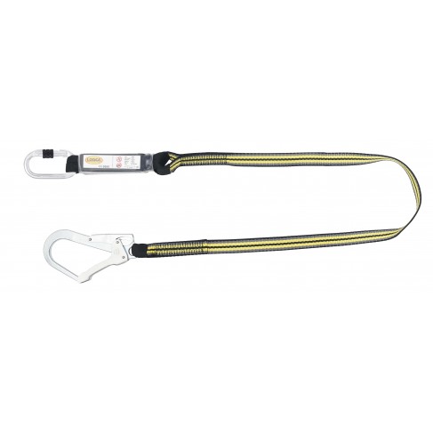 Cordino anticaduta Logica ABS/4 con ammortizzatore di energia e connettore a grande apertura Logica - 1