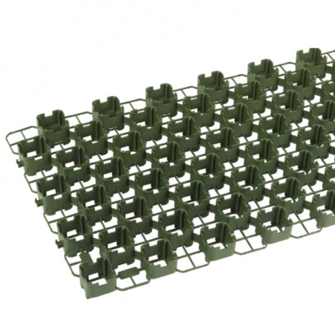 Grigliato da giardino salvaprato Dakota Green Plus 400x400x50mm Dakota - 1