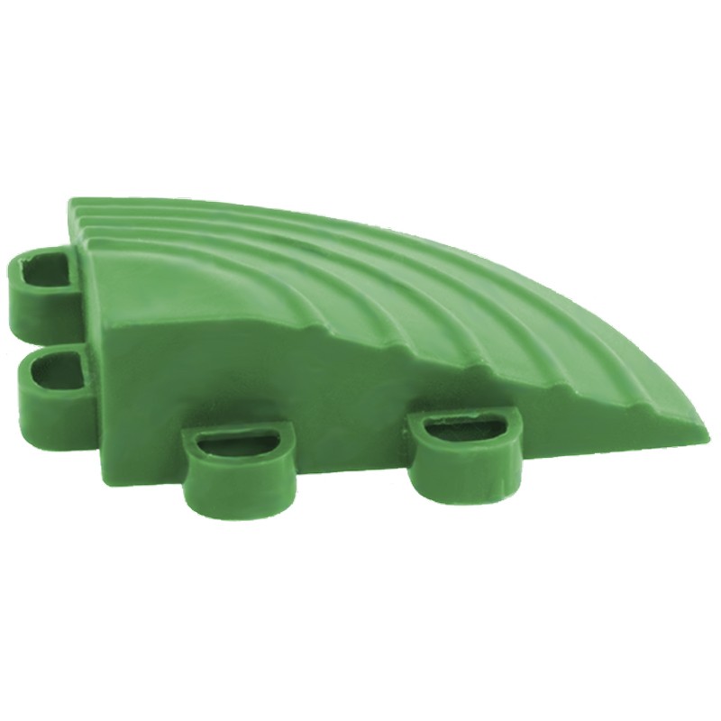 Angolo di rifinitura verde Dakota per mattonelle drenanti con aggancio femmina/femmina (100pz) Dakota - 1