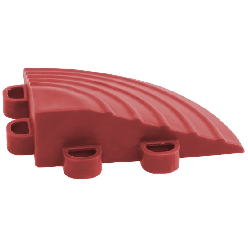 Angolo di rifinitura rosso Dakota per mattonelle drenanti con aggancio femmina/femmina (100pz) Dakota - 1