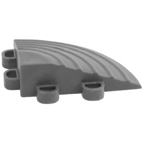 Angolo di rifinitura grigio Dakota per mattonelle drenanti con aggancio femmina/femmina (100pz) Dakota - 1