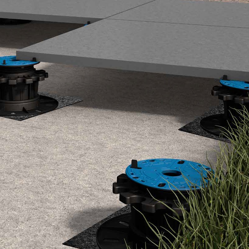 Supporti regolabili Dakota Arkimede 35 Paving per pavimenti sopraelevati a mattonelle, fuga 2mm (30pz) Dakota - 3