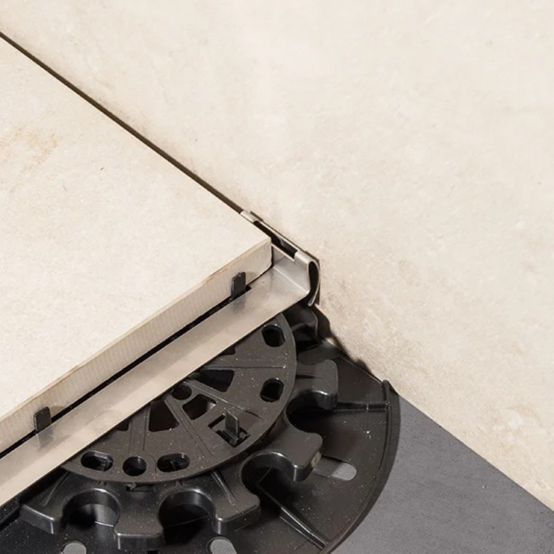 Staffa universale in acciaio inox Dakota per finitura laterale piastrelle (100pz) Dakota - 4