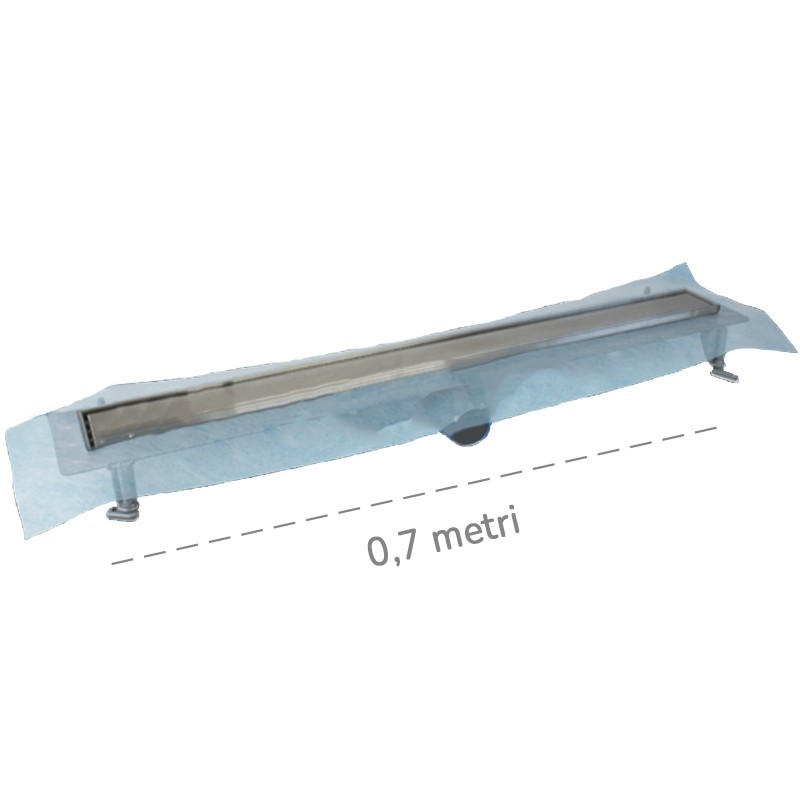 Canaletta per doccia a pavimento Dakota Dakua+ Base DUO, 78x700mm Dakota - 1