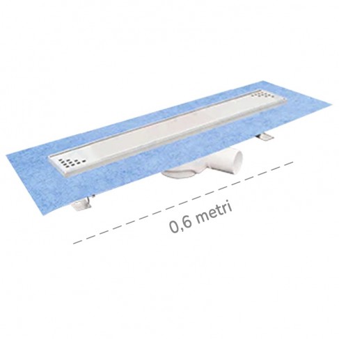 Canaletta per doccia a pavimento Dakota Dakua+ Base Square, 78x600mm Dakota - 1