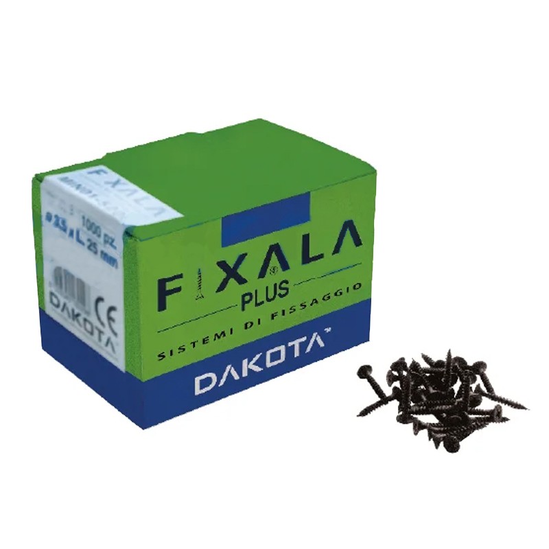 Viti autofilettanti fosfatate Dakota Fixala Plus 3,5 x 25mm con punta a chiodo (1000pz) Dakota - 1