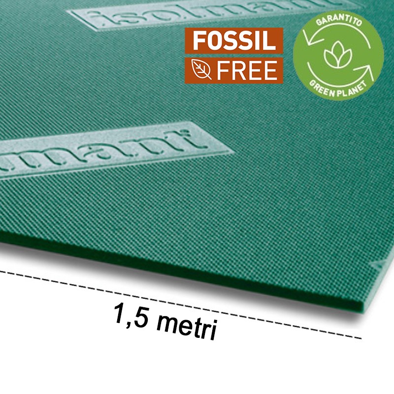 Isolante acustico sottomassetto Isolmant Special Fossil Free 5mm, rotolo 1,5x50mt (75m²) Isolmant - 1