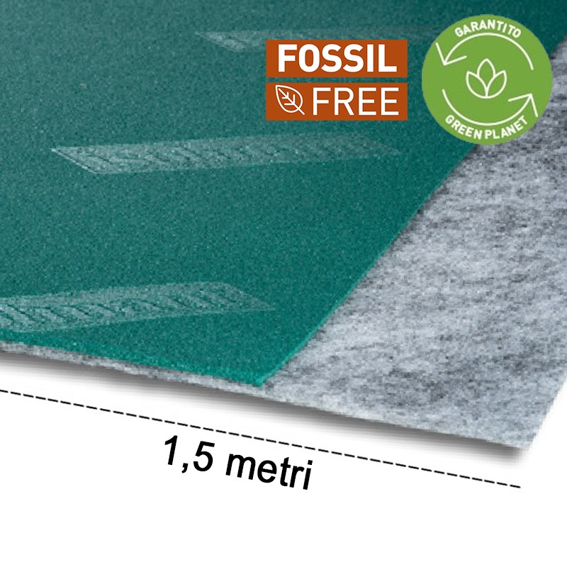 Isolante acustico sottomassetto Isolmant UnderSpecial Fossil Free 15mm, rotolo 1,5x25mt (37,5m²) Isolmant - 1