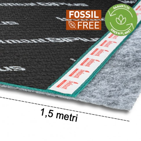 Isolante acustico sottomassetto rinforzato Isolmant UnderSpecial BiPlus Fossil Free 11mm, rotolo 1,5x25mt (37,5m²) Isolmant - 1