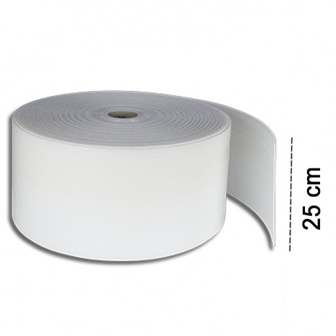 Fascia perimetrale adesiva Isolmant Pratica posa isolanti acustici, 25cm x 50m (6pz) Isolmant - 1