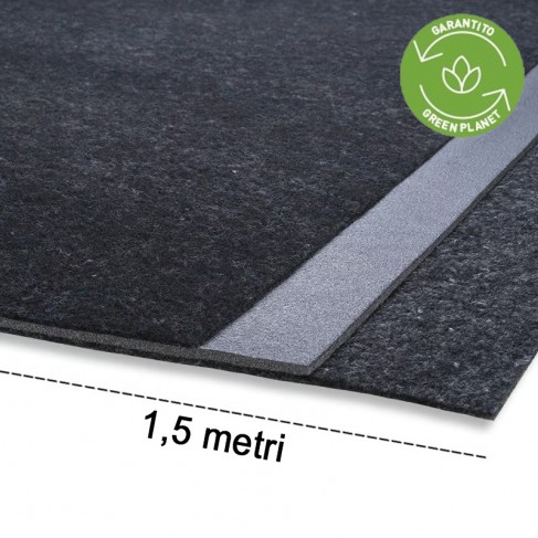 Isolante acustico Isolmant Polimuro 12mm per pareti con intercapedini, rotolo 1,5x25mt (37,5m²) Isolmant - 1