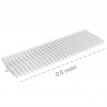 Griglia Dakota Snake 0,5mt 200x20mm per deflusso acqua piscine a sfioro Dakota - 1