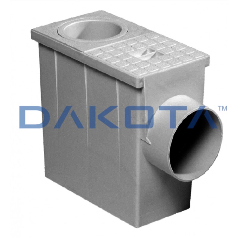 Pozzetto pluviale Dakota Sifonato Dimensioni: 235 x 125 x 220 mm Diam 80/100 Dakota - 1