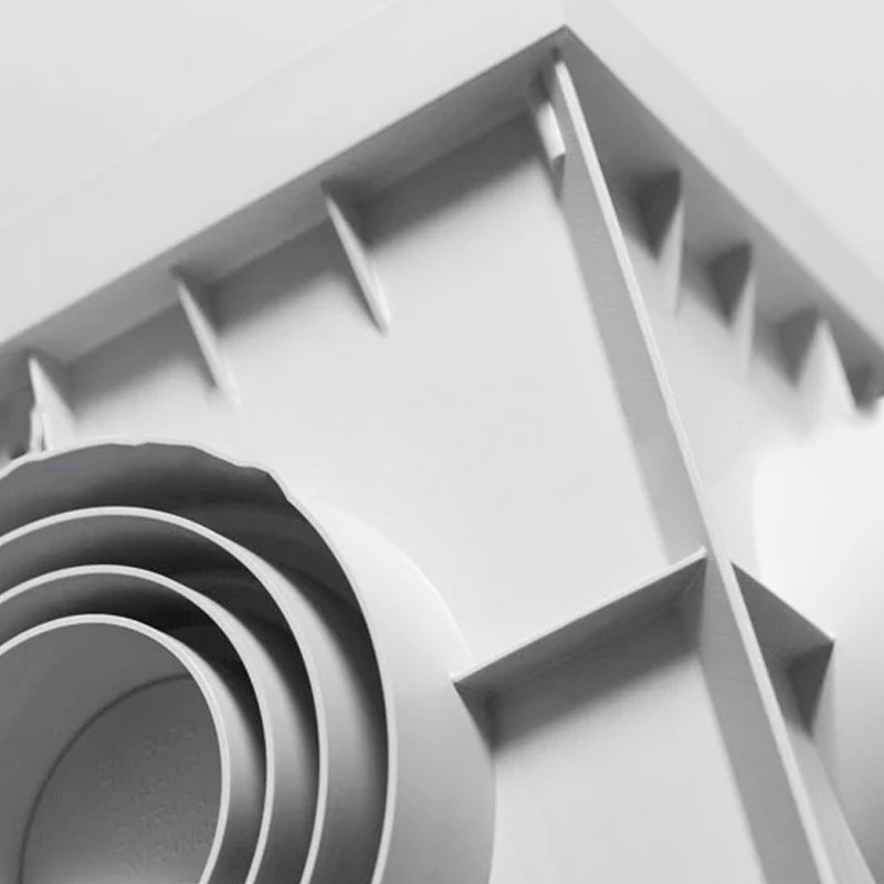 Pozzetto di ispezione Dakota Plus 400x400mm in polipropilene grigio Dakota - 3