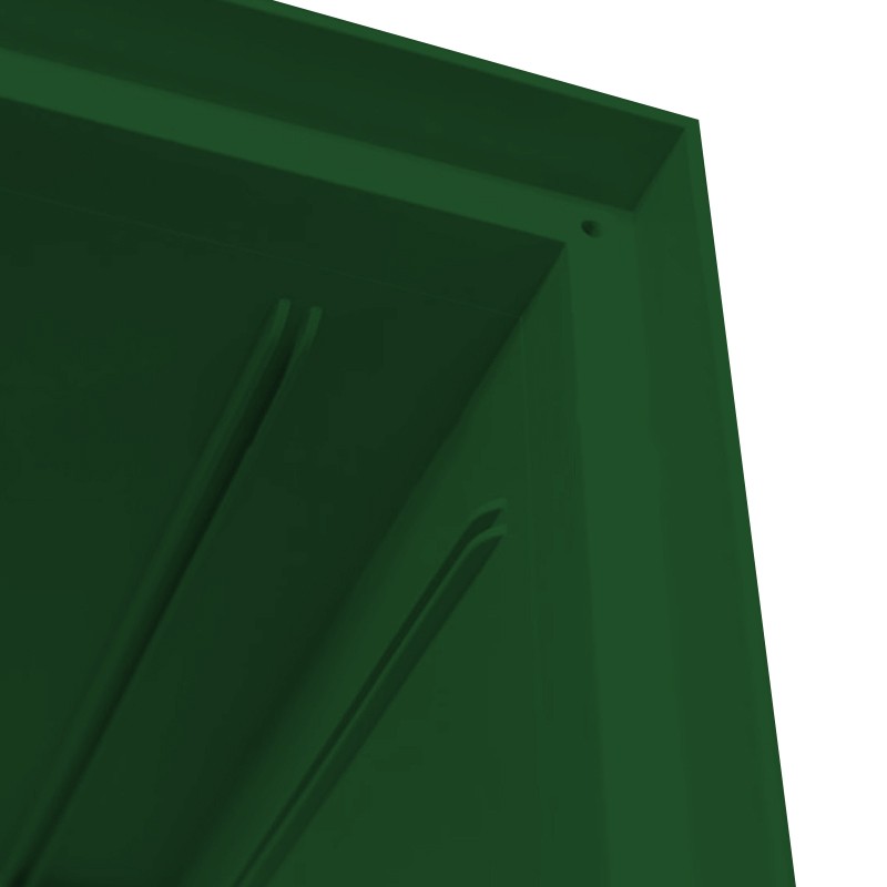Pozzetto di ispezione Dakota Plus 250x250mm in polipropilene verde Dakota - 2