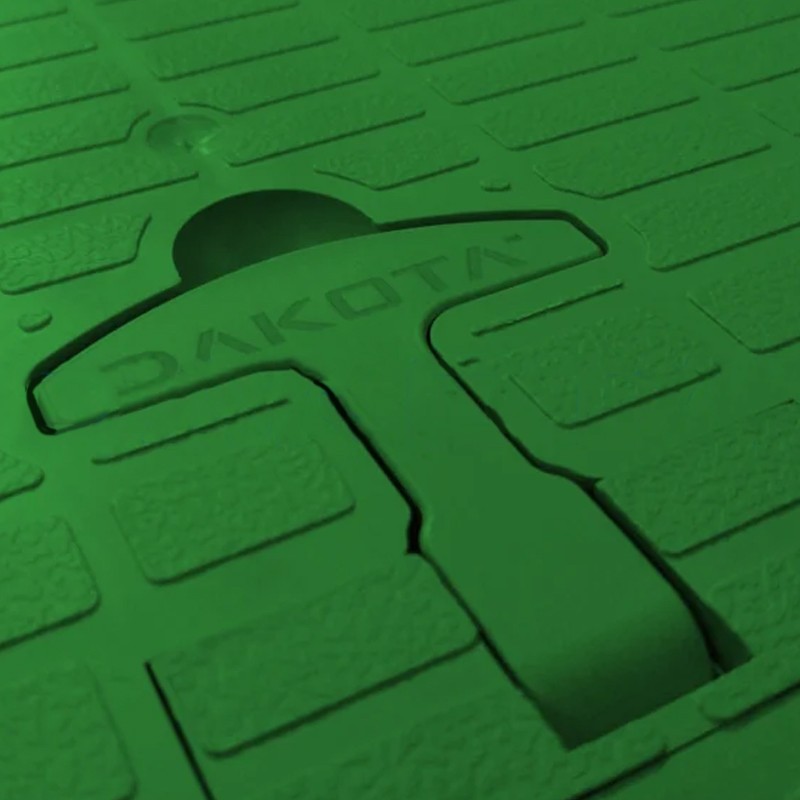 Coperchio con maniglia Dakota 400x400mm verde per pozzetto ispezione Dakota - 2