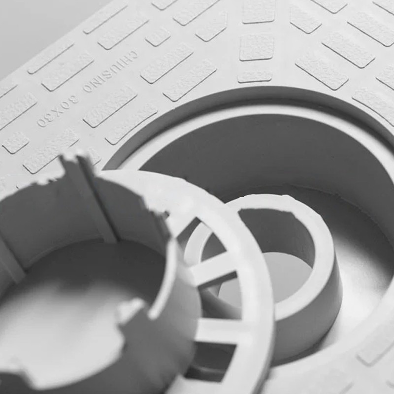 Coperchio sifonato Dakota 300x300mm grigio per pozzetto ispezione Dakota - 2