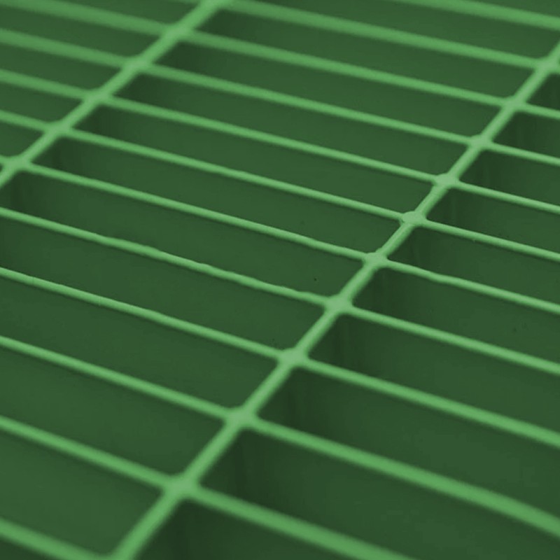 Coperchio a griglia con maniglia Dakota 300x300mm verde per pozzetto ispezione Dakota - 4