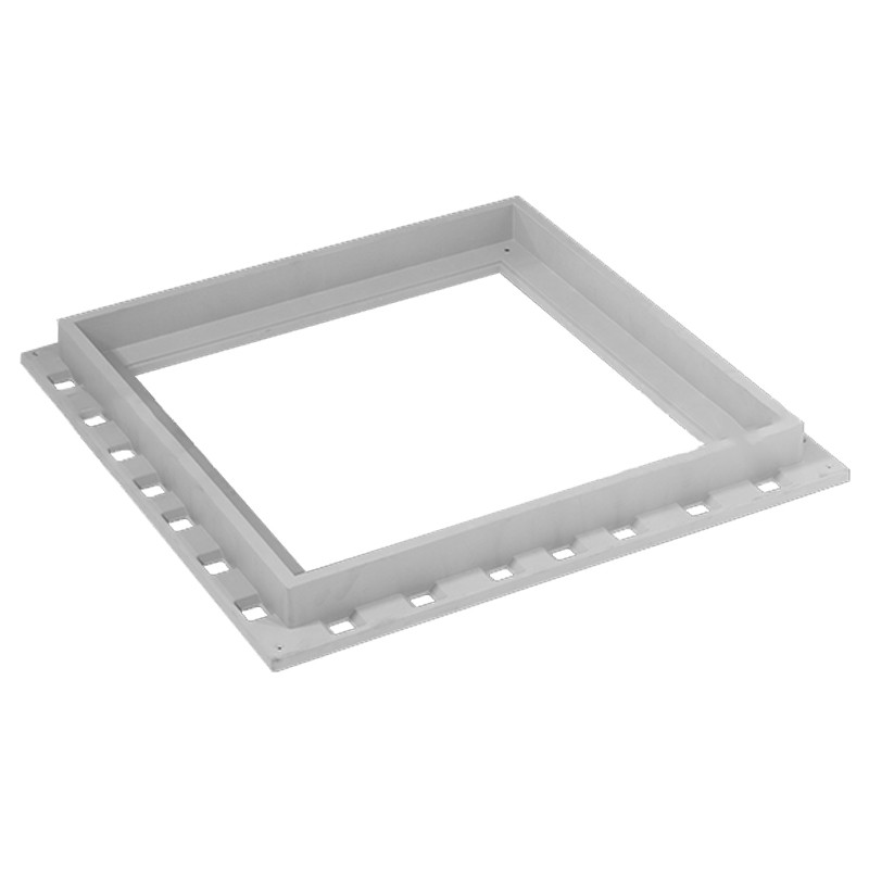 Telaio per coperchio/griglie Dakota Seventy 700x700 grigio pozzetti ispezione in muratura Dakota - 1