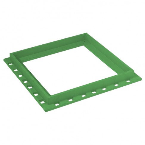 Telaio per coperchio/griglie Dakota Seventy 700x700 verde pozzetti ispezione in muratura Dakota - 1