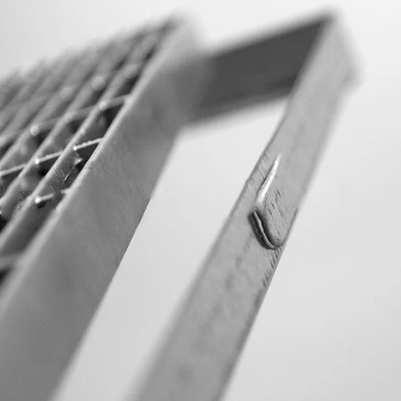 Griglia con telaio Dakota 510x510mm con maglia antitacco in acciaio zincato Dakota - 4