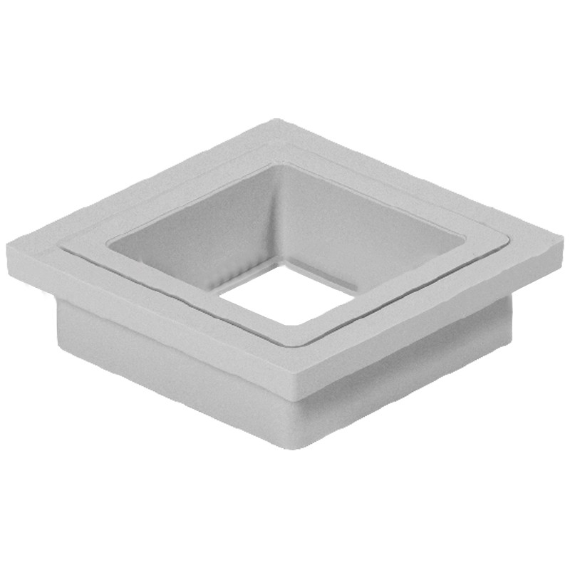Raccordi quadrati Dakota 80/100mm per pozzetto pluviale sifonato (10pz) Dakota - 1