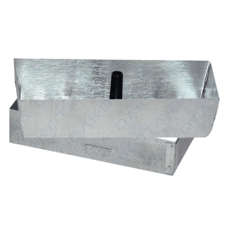 Sigillo di ispezione Dakota 250x129x80mm in acciaio zincato per griglia a fessura Dakota - 1