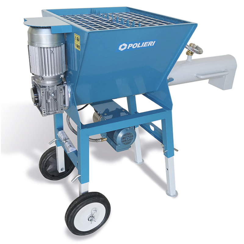 Mescolatore continuo orizzontale Polieri Roto 18 2kW con flussimetro per malte, intonaci e massetti Polieri - 3