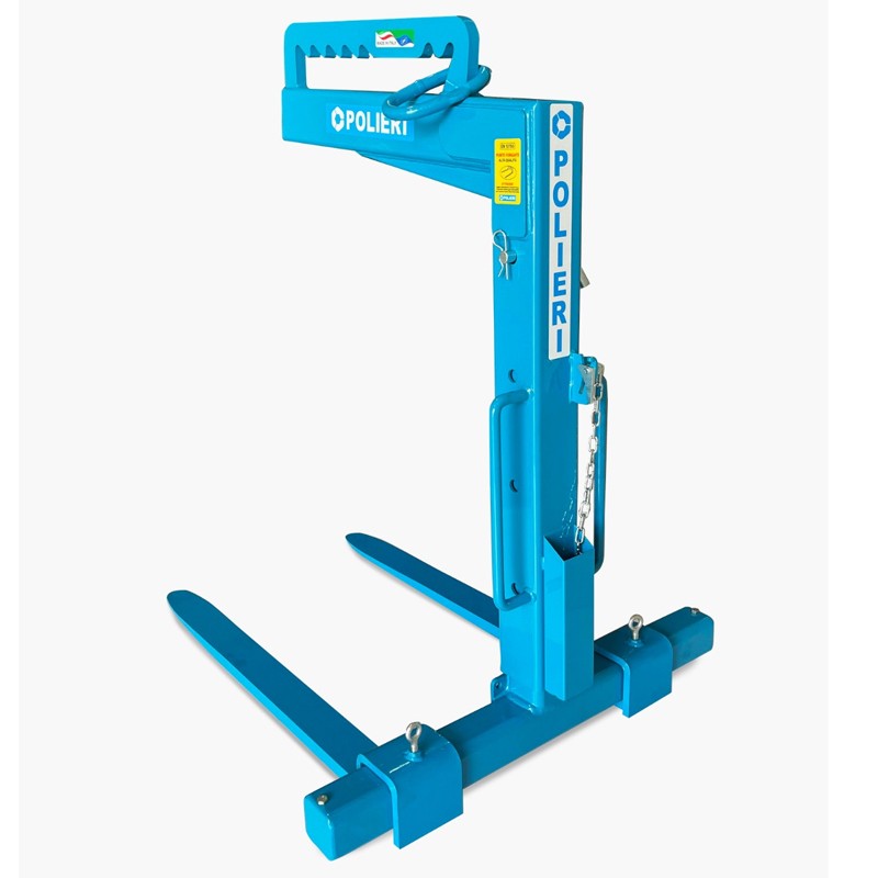 Forca telescopica a bilanciamento manuale Polieri FRC/T/20 forche regolabili, portata 2.000Kg Polieri - 2