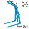 Forca per gru a bilanciamento automatico Polieri FRC/110 lunghezza 1,1mt, portata 2.000Kg Polieri - 1