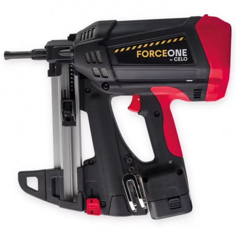 Chiodatrice a gas Celo Force One con caricatore corto da 20 chiodi, in valigetta CELO - 1
