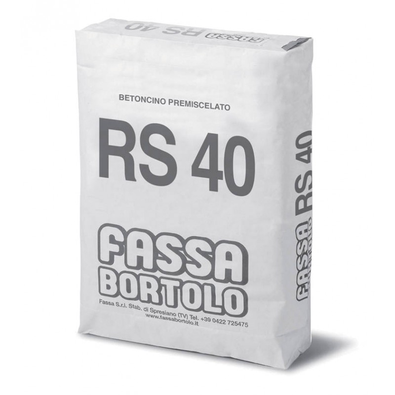 Betoncino premiscelato Fassa Bortolo RS 40 (Sacco da 25 kg) Fassa Bortolo - 1