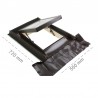 Finestra da tetto Dakota Sky Line 2.0 550x720mm con apertura a bilico