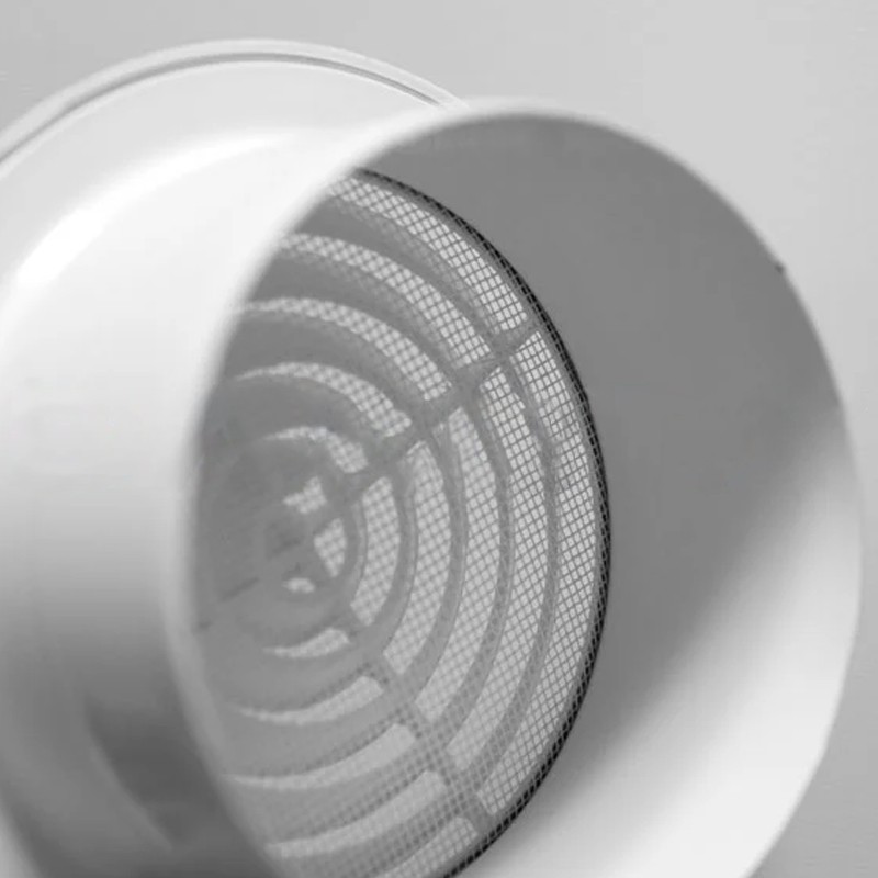 Griglie di ventilazione fisse Dakota Vortex 100mm in ABS bianco opaco (10pz) Dakota - 4