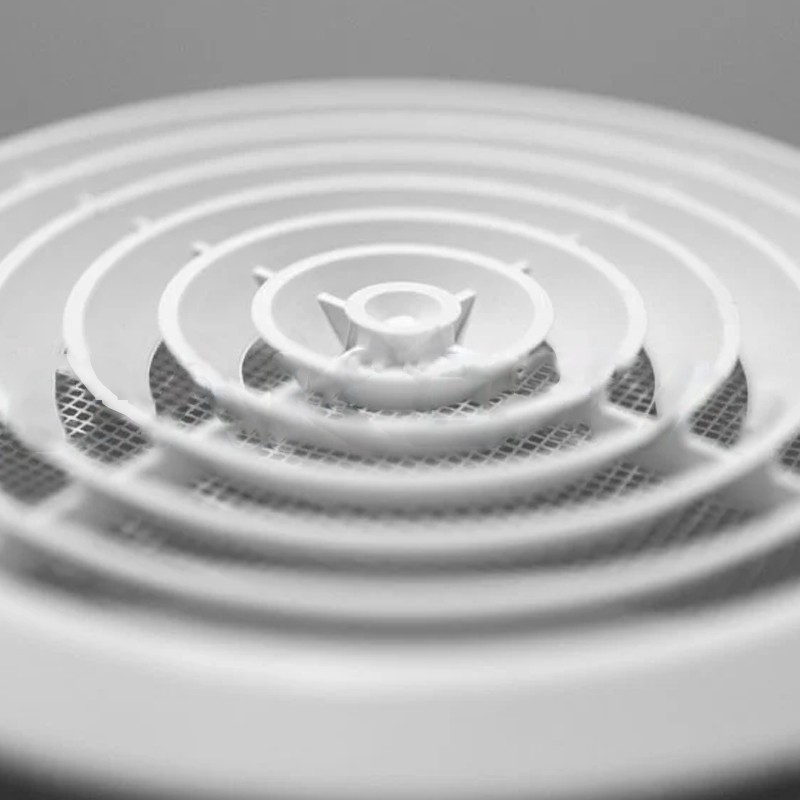 Griglie di ventilazione fisse Dakota Vortex 125mm in ABS bianco opaco (10pz) Dakota - 2