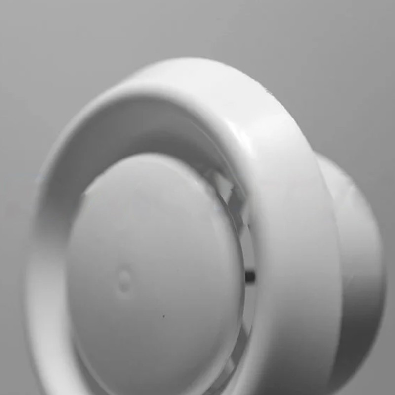 Valvola di ventilazione fissa Dakota 100mm con diffusore regolabile in ABS bianco opaco Dakota - 3