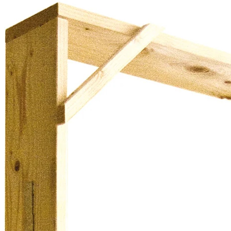 Controtelaio universale Dakota Plus in tavole abete giuntate, luce porta 65-100mm, muro 12cm Dakota - 2