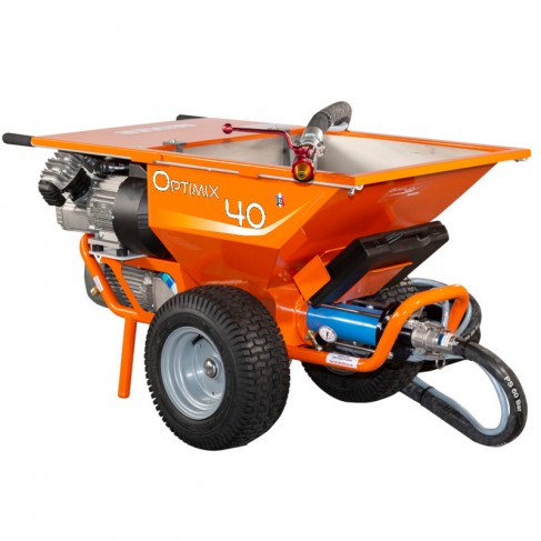 Intonacatrice Mixer Optimix 40 per malte ed intonaci esterni, serbatoio 100 litri Mixer - 1