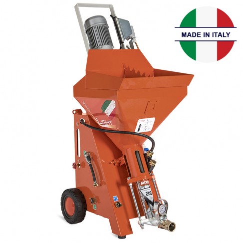 Intonacatrice compatta Mixer Light 3kW con serbatoio da 70 litri