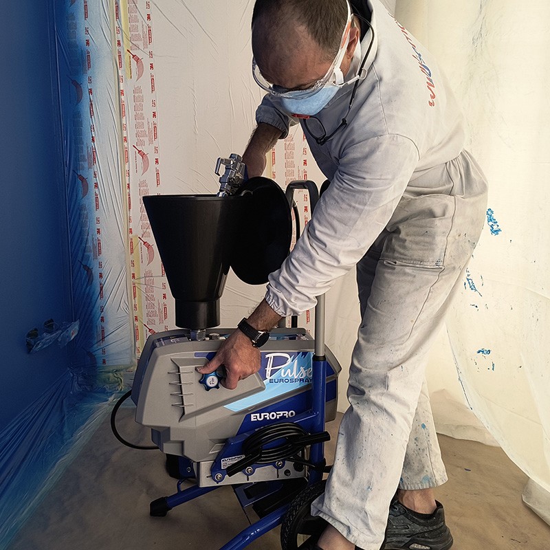 Spruzzatrice airless con pompa a membrana Mixer Euromair Eurospray Pulse per verniciatura di finitura Mixer - 2