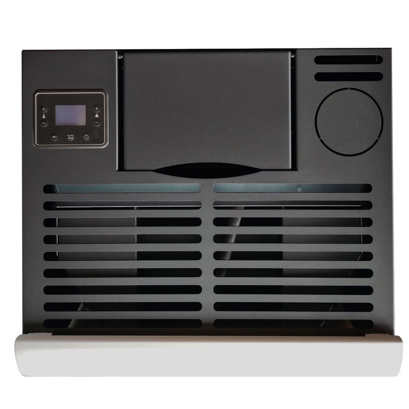 Stufa a pellet ermetica TermoVana King 12 Bianco Opaco canalizzabile, 11kW