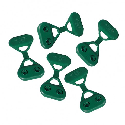 Clip in polipropilene Dakota per fissaggio reti da cantiere oscuranti (100pz) Dakota - 1