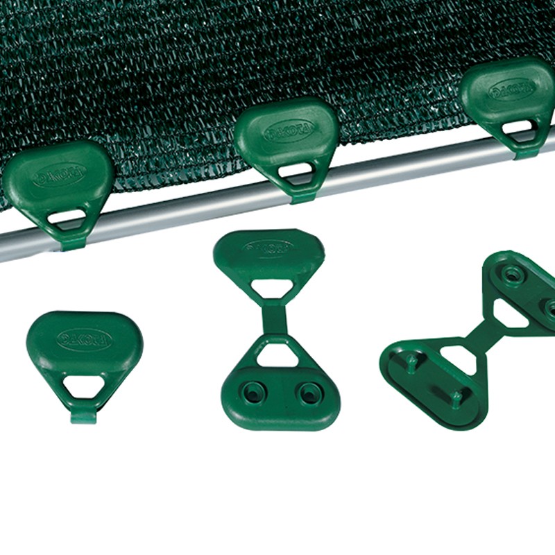 Clip in polipropilene Dakota per fissaggio reti da cantiere oscuranti (100pz) Dakota - 2