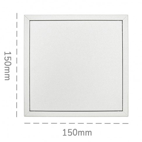 Botola d'ispezione per controsoffitti e pareti Dakota Softline 150x150mm con apertura a scatto dx/sx Dakota - 1