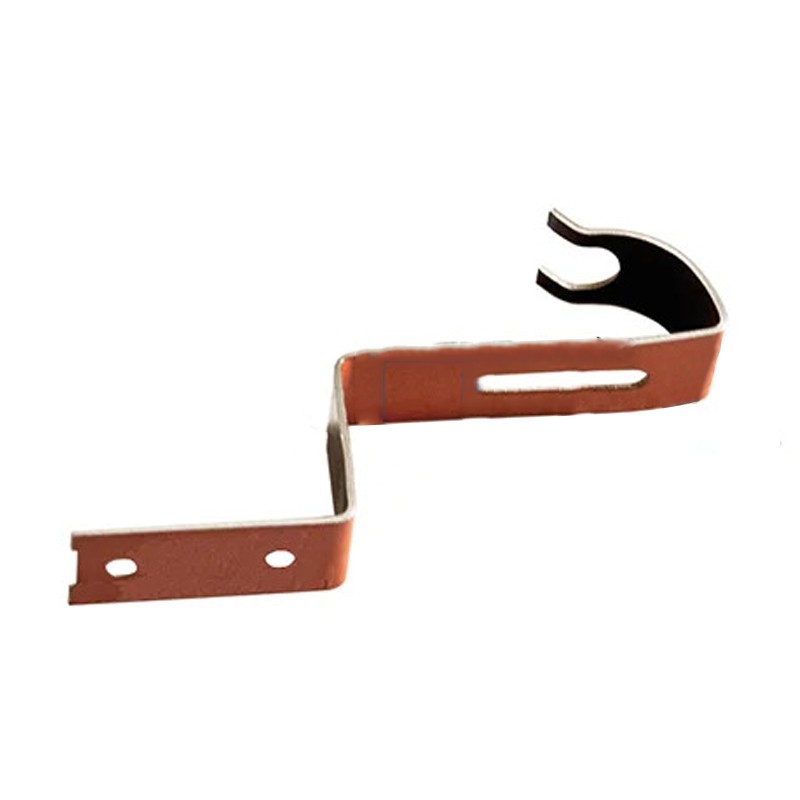 Ganci fermacolmo Dakota acciaio zincato rosso mattone per tegole in cemento (250pz)