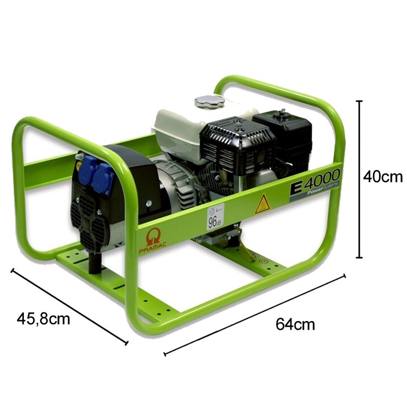 Generatore di corrente a benzina Pramac E4000 Monofase 3.1kW Pramac - 6