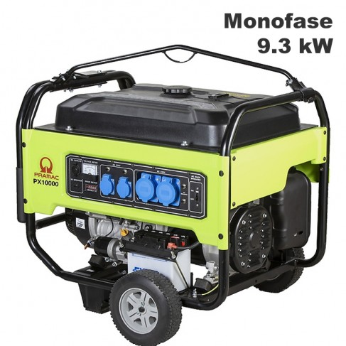 Generatore di corrente a benzina Pramac PX10000 Monofase 9.3kW con ruote